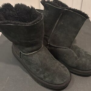 Black Suede Women's Boots